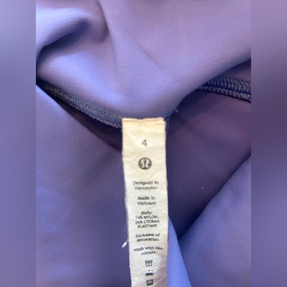 Lululemon fast and free purple leggings - Picture 3 of 3